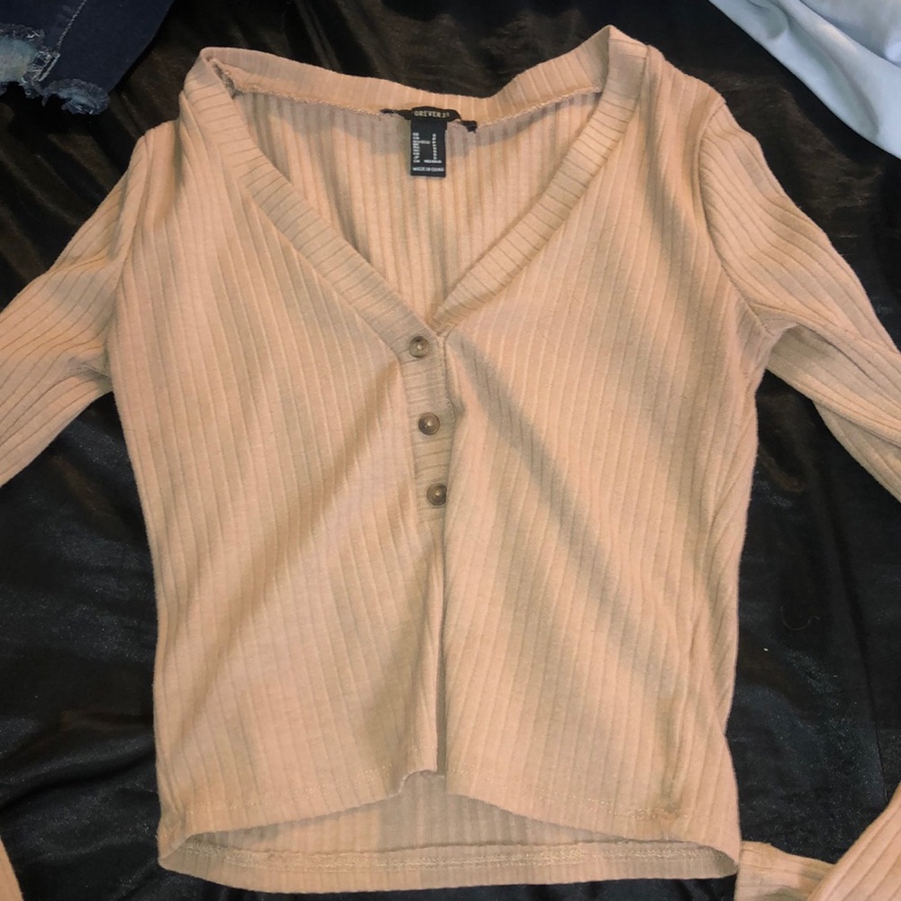 TAN CROP TOP